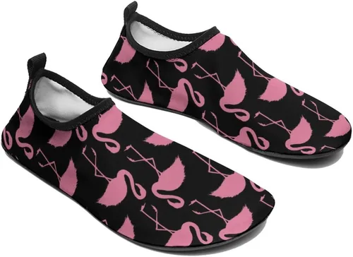 Vista 5 de WOEZKEX Zapatos de agua para mujeres y hombres, zapatos de verano descalzos, calcetines acuáticos de secado rápido