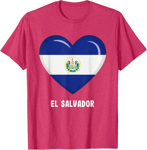 Vista 32 de Camiseta Bandera de El Salvador Camiseta salvadoreña