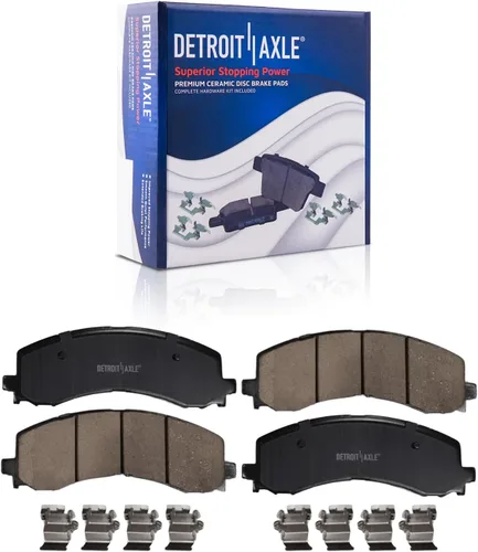 Vista 32 de Detroit Axle - Kit de freno trasero para Ford Explorer 2020-2025 2024-2025 Rotores de freno de disco Mustang Pastillas de freno de cerámica