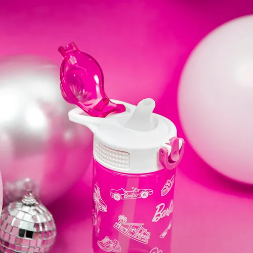 Vista 10 de Zak Designs Barbie Sage - Botella de agua para niños con popote a prueba