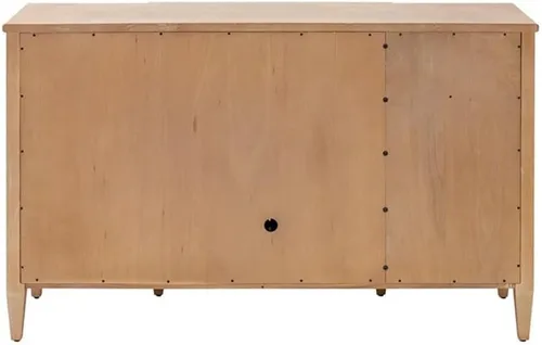 Vista 9 de Consola de madera moderna consola de entrada de madera totalmente montada marrón claro