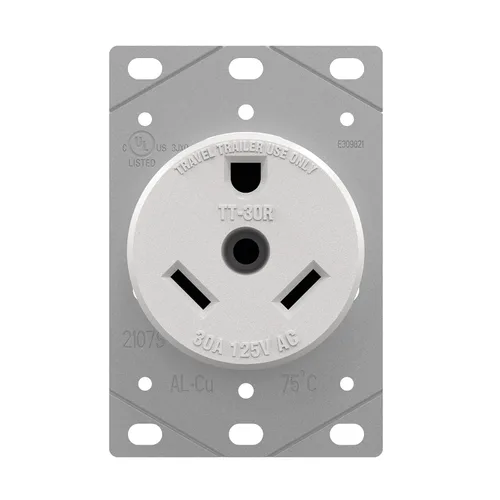 Vista 10 de AIDA Enchufe de repuesto para autocaravana de 30 amperios y 125 V, enchufe de ángulo resistente NEMA TT-30P, grado industrial autoconectado a tierra