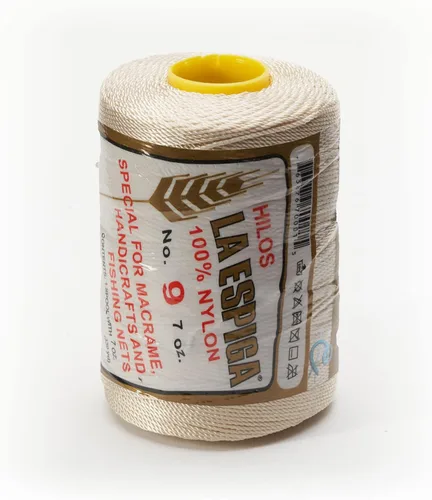 Vista 23 de N° 9 - 100% Cordón de Hilo de Nylon Omega para Tejer y Crochet - 01 Blanco
