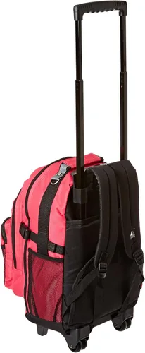 Vista 3 de Everest DeluxeMochila con ruedas., Hot Pink), 5045WH-HPK