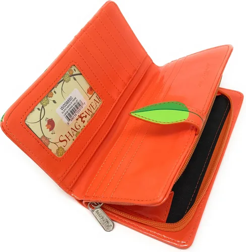 Vista 4 de Shag Wear Cartera perezosa para mujer, Naranja, Moderno