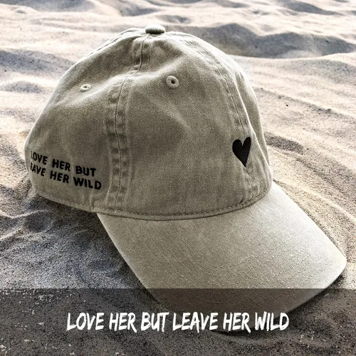 Vista 4 de Sombrero bordado de algodón cepillado para mujer, unisex, ajustable, talla única