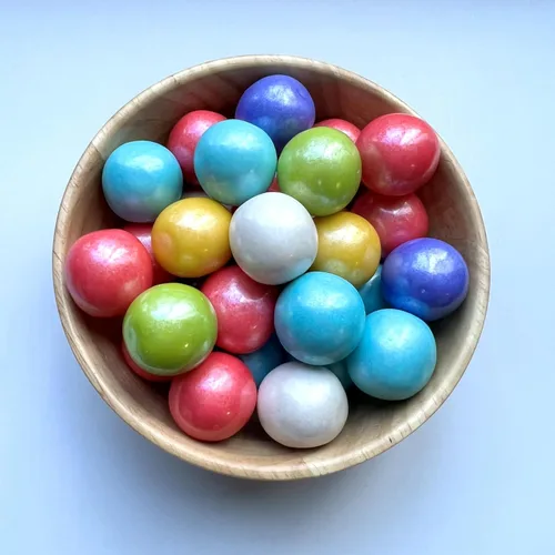Vista 8 de Bolas de chicle de 1 pulgada para máquina de bolas de chicle, bolas de chicle de celebración (mezcla de niña bebé