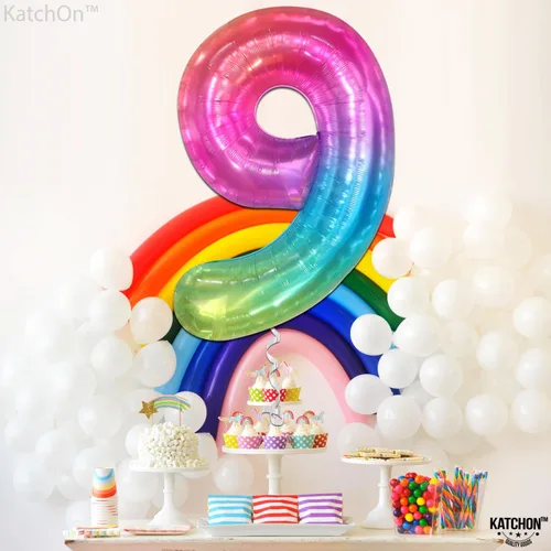 Vista 149 de KatchOn Globo negro del número 1 de 40 pulgadas, globo de feliz cumpleaños Large Mylar Number One Balloon for 1st Birthday Decorations, Foil