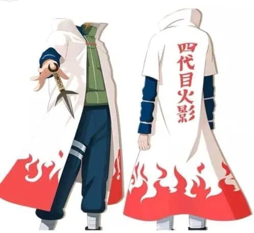 Vista 7 de Minato Namikaze - Capa de disfraz para adultos y niños con diadema