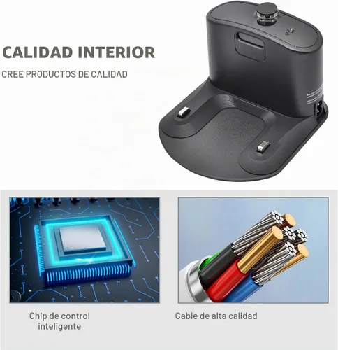 Vista 5 de para Roomba Charger, para Roomba Charger Dock, Base de carga con herramientas Estación de acoplamiento para Roomba e5 e6 i1 i3 i4 i6 i7 i8 500 600