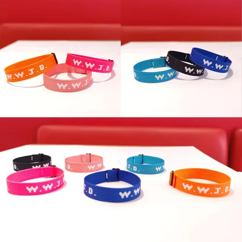 Vista 74 de Long tiantian WWJD - Pulsera con texto en inglés «What Would Jesus Do», pulseras WWJD para mujeres, pulseras W.W.J.D para hombres, joyería