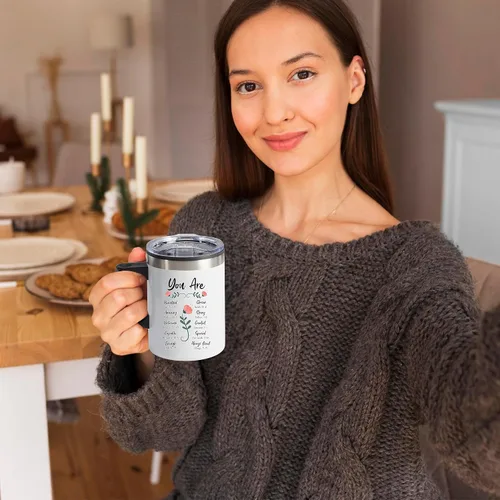 Vista 5 de Taza con versículo bíblico y caja de regalo, regalos cristianos para mujeres de fe, regalos inspiradores para mujeres, regalos religiosos