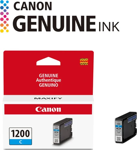 Vista 2 de Canon PGI-1200 Depósito de tinta cian original, compatible con impresoras MB2120, MB2720, MB2020 y MB2320
