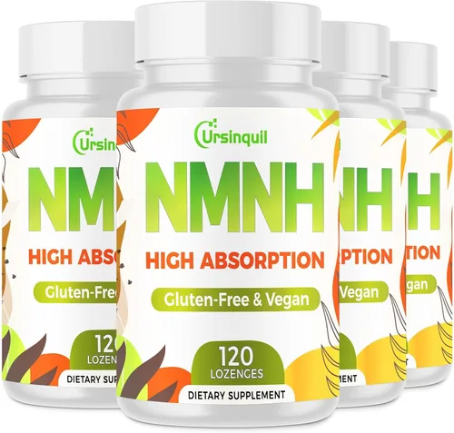 Vista 10 de NMNH sublingual de 500 mg (mononucleótido de dihidronicotinamida) (120 porciones, NMNH 500 mg por porción) Suplemento NAD para aumentar los niveles