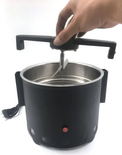 Vista 5 de Enfriador de grano de café de 1.1LB Máquina de enfriamiento de tostado eléctrico Placa de enfriamiento de grano de café giratoria con pantalla