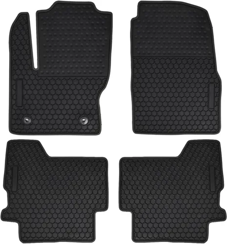 Vista 15 de Alfombrilla de goma para automóvil, ajuste personalizado para Ford Escape 2013, 2014, 2015, 2016, 2017, 2018, 2019, inodoro, lavable, resistente