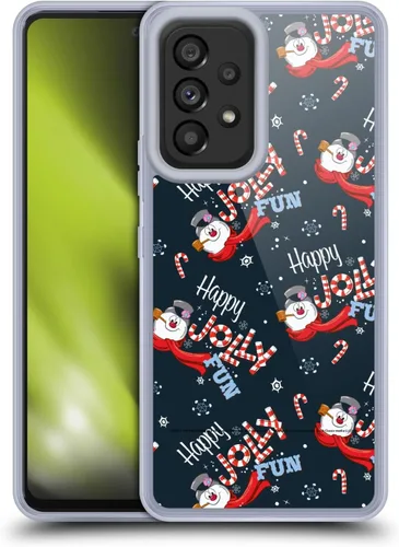 Vista 9 de Head Case Designs Officially Licensed Frosty the Snowman Movie Pattern 1 Patterns Gel Case [Military Grade Protection] Compatible with Samsung