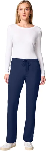 Vista 6 de Healing Hands EVRY - Pantalones médicos de pierna ancha con cintura elástica para mujer Azul marino