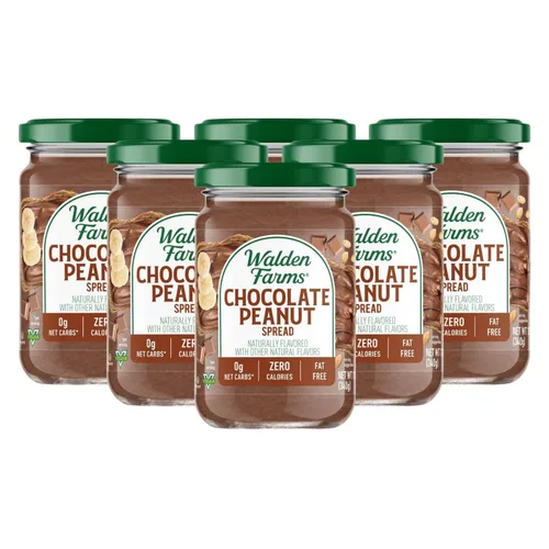 Vista 6 de Walden Farms Mantequilla de manzana para untar de frutas – Cero calorías, baja en carbohidratos, apta para dieta cetogénica, vegana, sin azúcar