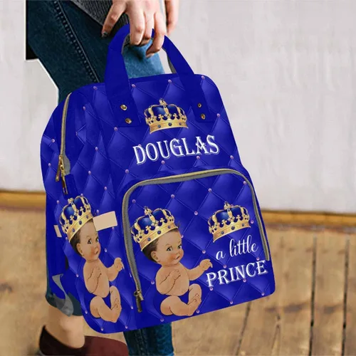 Vista 5 de Artsadd Bolsa de pañales con nombre personalizado para bebé, mochila para mamá y papá, pattern 01, Mochilas Daypack