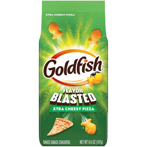 Vista 30 de Goldfish Galletas de queso cheddar para bebé, bolsa de 7.2 onzas