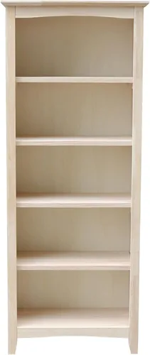 Vista 13 de IC International Concepts Librería coctelera de madera maciza 30" H, sin terminar