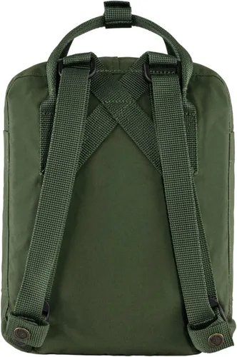 Vista 5 de Fjallraven Kanken Classic - Mochila pequeña para el día a día, Kånken Mini, talla única , Verde bosque