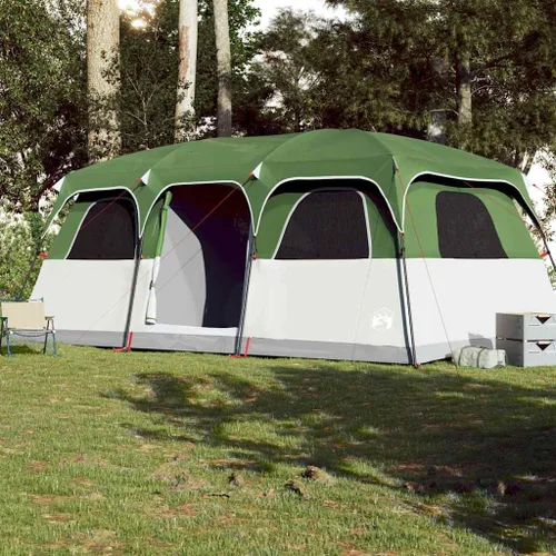 Vista 3 de Family Tent Cabin 10-Person Green Waterproof,Sporting Goods,Outdoor Recreation,Camping & Hiking,Tents,94539