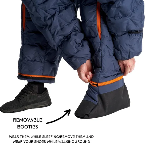 Vista 3 de Selk'bag SWYTCH Pro Wearable Sleeping Bag & Jacket 2-in-1 Convertible Suit, Extra Insulated, Water-Resistant, 20°F for Winter Camping, Snow Trips