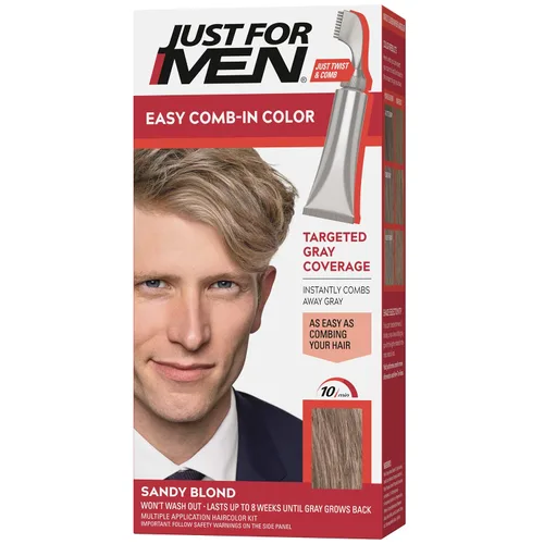 Vista 10 de Solo para hombres Auto Stop, tintura química para el cabello, 1, Dark Blond and Light Brown