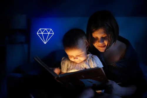 Vista 7 de AdvPro Señal de neón LED de silicona flexible de diamante - azul - st16s33-fnu0055-b