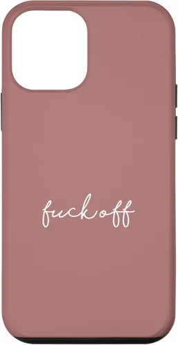 Vista 16 de Funda para iPhone 16 Dusty Rose Fuck Off Divertida manuscrita a mano con refranes sarcásticos groseros