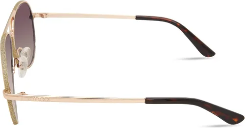 Vista 3 de GUESS Gafas de sol clásicas Aviator Pilot para mujer