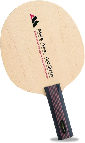 Vista 4 de Rally Ace FL/ST Table Tennis Racket, Made in Japan, Arc Caster, 5 Wood, Maple, CNF, Cellulose Nanofibers, Special