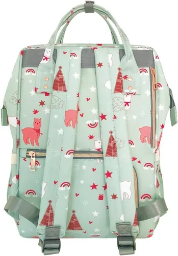 Vista 2 de Land bolsa de pañales multifunción impermeable mochila de viaje bolsas de pañales con compartimento aislado bolsillos toallitas bolsillo
