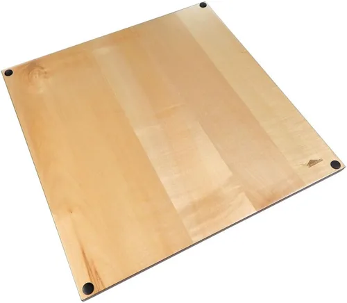 Vista 3 de Zelus - Tablero de ajedrez para torneo sin bordes con incrustaciones de madera de caoba, grande de 18 x 18 pulgadas, solo tabla