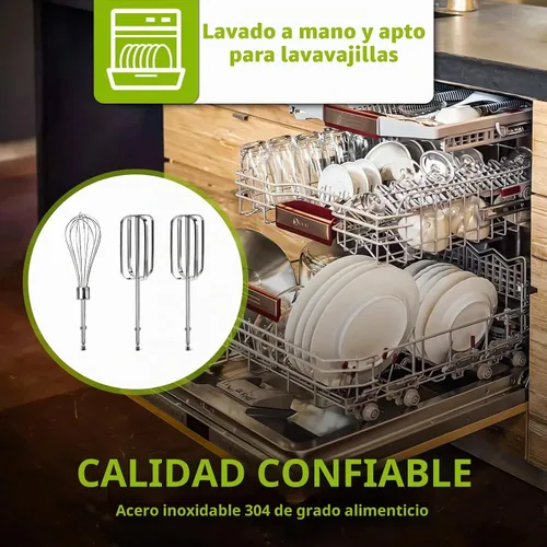 Vista 6 de Batidoras de mano batidoras de repuesto con batidoras de mano batidor para batidoras de mano Hamilton Beach 62682RZ 62692 62695V 64699 batidor