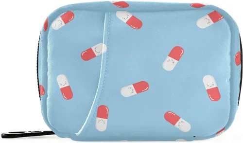 Vista 11 de Pastillero personalizado personalizado para 7 días, organizador de píldoras de viaje, pastillero semanal portátil, contenedor de suplementos