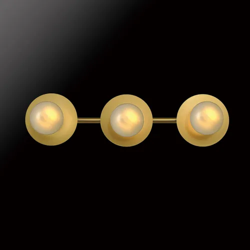 Vista 9 de Globe Electric 63000009 - Juego de baño todo en uno de 5 piezas, latón mate, luz de tocador de 3 luces de 20 pulgadas, toallero, anillo de toalla