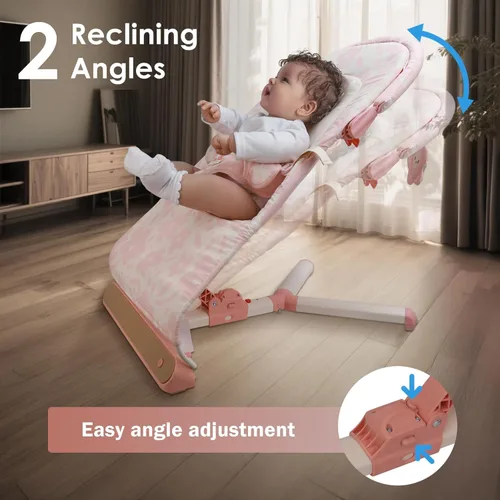 Vista 7 de Tiny Marvels Gorila plegable portátil para bebés con ergonomía y música, 0-12M