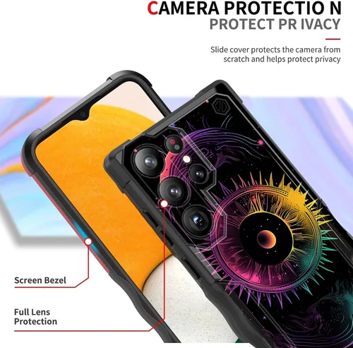 Vista 228 de Funda para Galaxy A14 5G, [Doble Capa][Protección contra Caídas de Grado Militar de 10 Pies] [Antideslizante] Funda Resistente a Prueba de Golpes