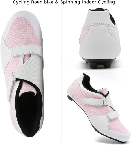Vista 4 de NIOSUP Zapatos de ciclismo unisex para interiores compatibles con Pelaton al aire libre bicicleta de carretera zapatos de equitación para hombres