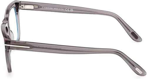 Vista 2 de Lentes Tom Ford FT 5820 -B 020 brillante gris transparente, logotipo "t" bloque azul