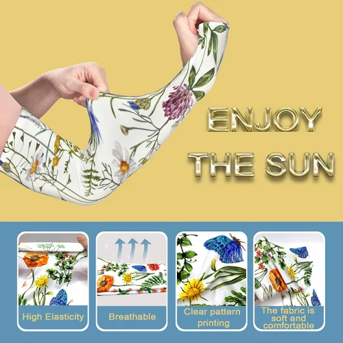 Vista 4 de Mangas de jardinería, mangas de protección solar para jardinería, mangas a prueba de espinas para cubrir brazos para mujeres y hombres