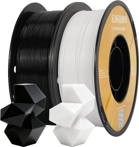 Vista 21 de Kingroon Paquete de filamento PLA de alta velocidad para impresora 3D de 1.75 mm, filamento rápido para impresora 3D para impresión hiper rápida