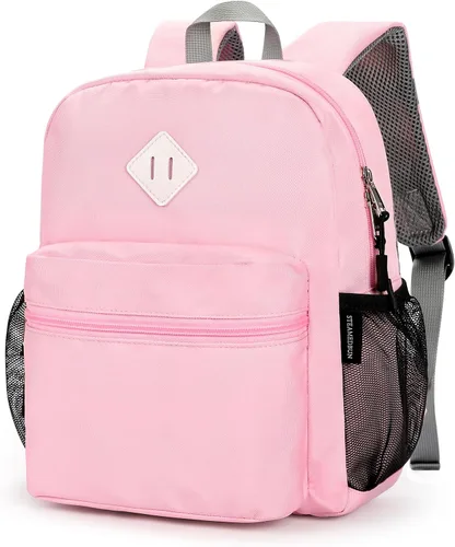 Vista 61 de Mochila para niños pequeños STEAMEDBUN para niños y niñas, mochila escolar para niños pequeños, Negro, 15 pulg., pequeña, Classic