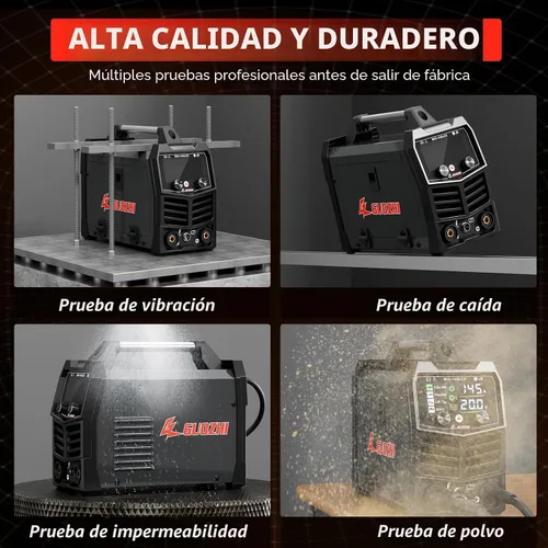 Vista 9 de GZ GUOZHI 145A Soldador MIG, Soldador 3 en 1 FLUX MIG/Lift TIG/ARC Soldador MIG Multi-Proceso, Máquina de Soldadura 110V, Soldador de Núcleo