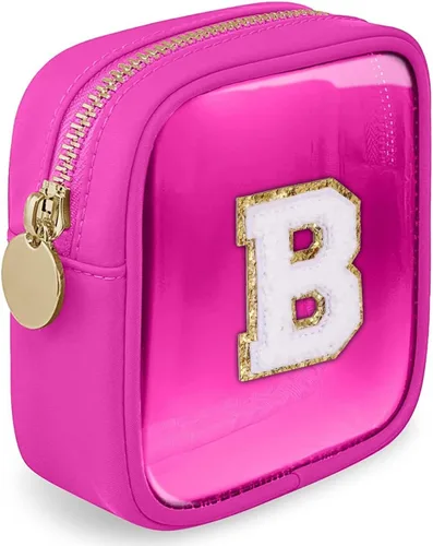 Vista 67 de Bolsa de Maquillaje Transparente Pequeña Bolsa de Cosméticos Bolsa de Viaje de Artículos de Aseo Bolsa Transparente con Cremallera Bolso Organizador