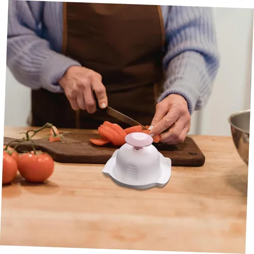 Vista 9 de Cabilock Herramientas de protección de dedos 2 unids protectores de dedos de cocina para cortar el soporte de seguridad alimentaria fácil limpiar