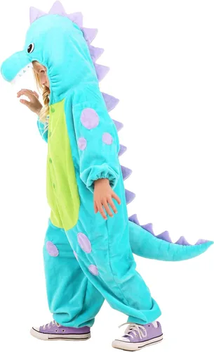 Vista 6 de Disfraz infantil de Cuddlesaur verde azulado